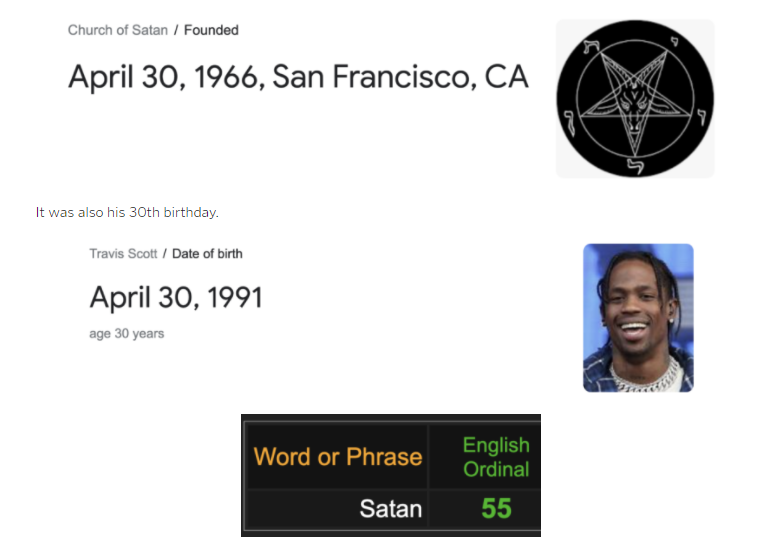 TRAVIS SCOTT AND HIS SCRIPTED ASTROWORLD SATANIC RITUAL ...